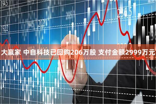 大赢家 中自科技已回购206万股 支付金额2999万元